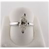 Image 1 : 14K WHITE GOLD MARQUISE DIAMOND SOLITAIRE