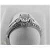 Image 3 : 18K WHITE GOLD DIAMOND ENGAGEMENT/BAND RING SET