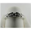 Image 1 : 18K WHITE GOLD DIAMOND BAND