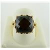 Image 1 : 14K WHITE YELLOW & ROSE GOLD GARNET & DIAMOND RING