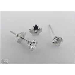 14K WHITE GOLD DIAMOND STUDS EARRINGS