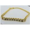 Image 1 : 18K YELLOW GOLD DIAMOND TENNIS BRACELET