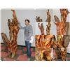Image 1 : INDONESIAN HORSE CARVING MADE FROM TEAK ROOTS