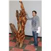 Image 4 : INDONESIAN HORSE CARVING MADE FROM TEAK ROOTS