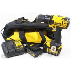 DEWALT 20V DRILL & CHARGER IN FABRIC CASE