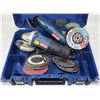 Image 1 : RYOBI GRINDER & SANDER IN A PLASTIC CASE DISCS INC