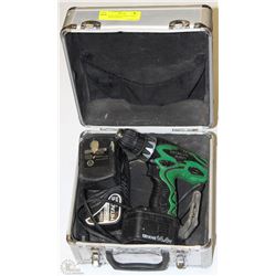 HITACHI CORDLESS DRILL WITH 2 BATTERIES IN BOX
