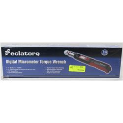ECLATORQ 1/4" DIGITAL MICROMETER TORQUE WRENCH