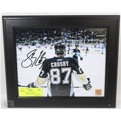 SIDNEY CROSBY SIGNED PITTSBURGH PENGUINS PICTURE