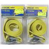 Image 1 : LOT OF 2 DYNALINE 2" X 15' TOW STRAPS