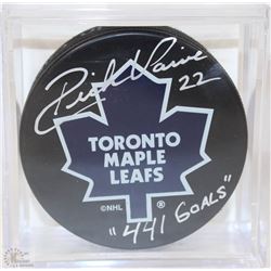 RICK VAIVE SIGNED OFFICIAL NHL TORONTO MAPLE LEAFS