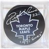 Image 1 : RICK VAIVE SIGNED OFFICIAL NHL TORONTO MAPLE LEAFS