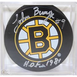 JOHN BUCYK SIGNED OFFICIAL NHL BOSTON BRUINS PUCK