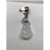 Image 1 : #4-STERLING SILVER JADE PENDANT