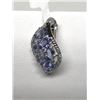 Image 1 : #6-STERLING SILVER TANZANITE PENDANT