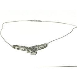 #9-STERLING SILVER ROUND SHAPED WHITE COLOURED