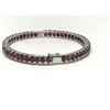 Image 1 : #15-STERLING SILVER RUBY BANGLE