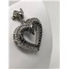 Image 2 : #32-STERLING SILVER BLACK & WHITE DIAMOND