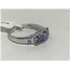 Image 1 : #36-STERLING SILVER TANZANITE RING