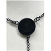 Image 3 : #50-STAINLESS STEEL ALL BLACK, MEN'S NECKLACE
