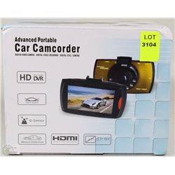 NEW ADVANCED PORTABLE CAR CAMCORDER