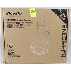 NEW BLUEDIO HURRICANE OVER EAR BLUETOOTH HEADPHONE