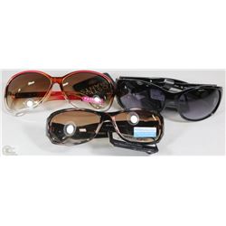 THREE NEW PAIRS OF LADIES FOSTER GRANT SUNGLASSES