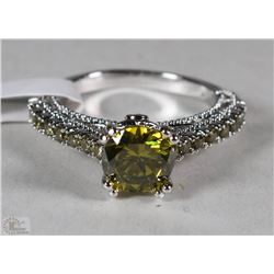 WHITE GOLD FILLED/PLATED RING SZ 6