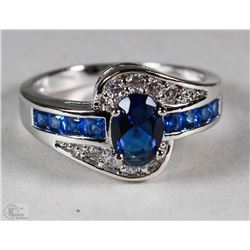 WHITE GOLD FILLED/PLATED RING SZ 7