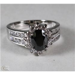 WHITE GOLD FILLED/PLATED RING SZ 7