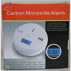NEW CARBON MONOXIDE ALARM WITH LCD DISPLAY