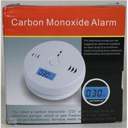 NEW CARBON MONOXIDE ALARM WITH LCD DISPLAY