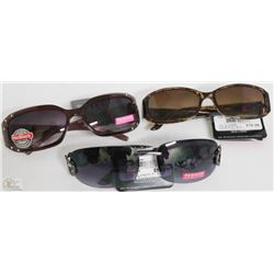 THREE PAIRS OF LADIES FOSTER GRANT SUNGLASSES