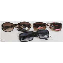 THREE PAIRS OF LADIES FOSTER GRANT SUNGLASSES