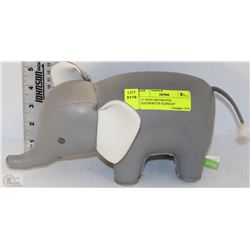 11" ZUNY DECORATIVE LEATHERETTE ELEPHANT DOORSTOP