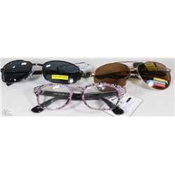 LOT OF THREE FORSTER GRANT SUNGLASSES