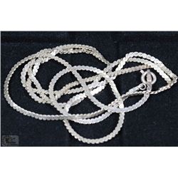 17'' SERPENTINE STERLING WEAVE DESIGN NECKLACE
