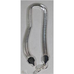 FASHION BOUTIQUE SILVER PLATED SNAKE BONE