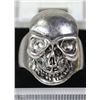 Image 1 : MEN'S HEAVY STAINLESS STEEL SKULL RING