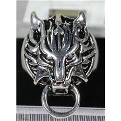 LION'S HEAD RING VINTAGE STYLE