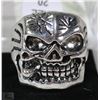 Image 1 : MEN'S HEAVY STAINLESS STEEL SKULL RING
