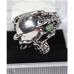 MEN'S HEAVY STAINLESS STEEL SKULL RING