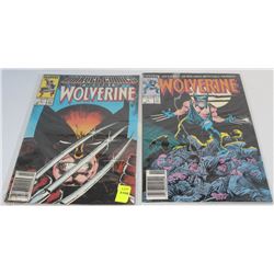 FIRST & SECOND ISSUE WOLVERINE COMICS