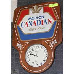 VINTAGE MOLSON CANADIAN LAGER LAGER