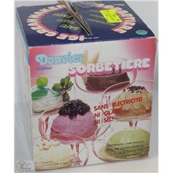 NEW IN BOX DONVIER CHILLFAST ICE CREAM MAKER