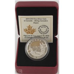 2014 CANADIAN FINE SILVER (99.99) $10 COIN