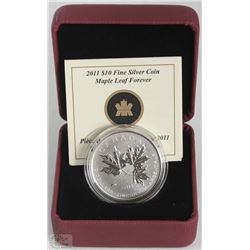 2011 CANADIAN FINE SILVER (99.99) $10 COIN