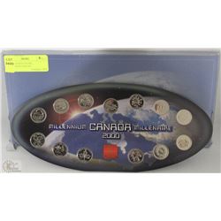 2000 CANADIAN UNCIRC. MILLENNIUM COIN SET