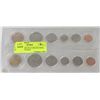 Image 1 : CASED CLEAR US 6 COIN SET WITH DOLLAR AND HALF