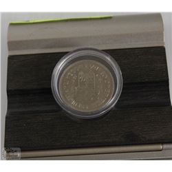 CASED BRITISH COLUMBIA DOLLAR 1871-1971  IN METAL